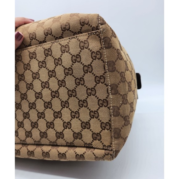 GUCCI GG Web Duffle Bag *RARE* 286GUCXBJC - Picture 5 of 15